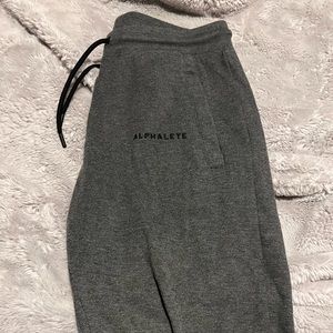 Alphalete Joggers Gray Size Medium